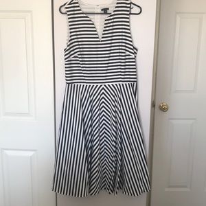 Striped Ann Taylor dress